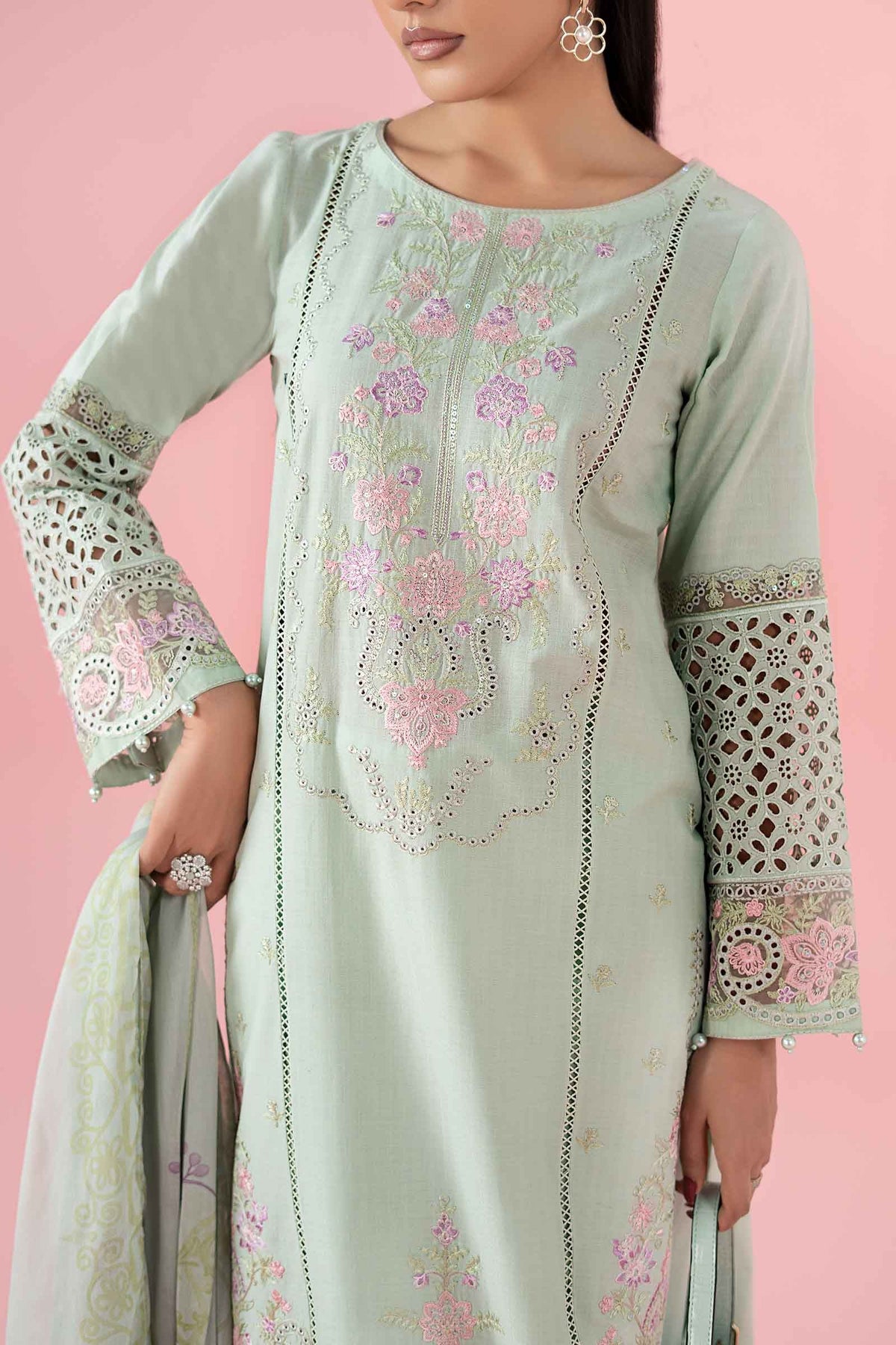 Maria B | Luxury Pret 25 | DW-EA25-05 -  Maria B Ladies Clothes - Original Designer Dress - House of Maryam