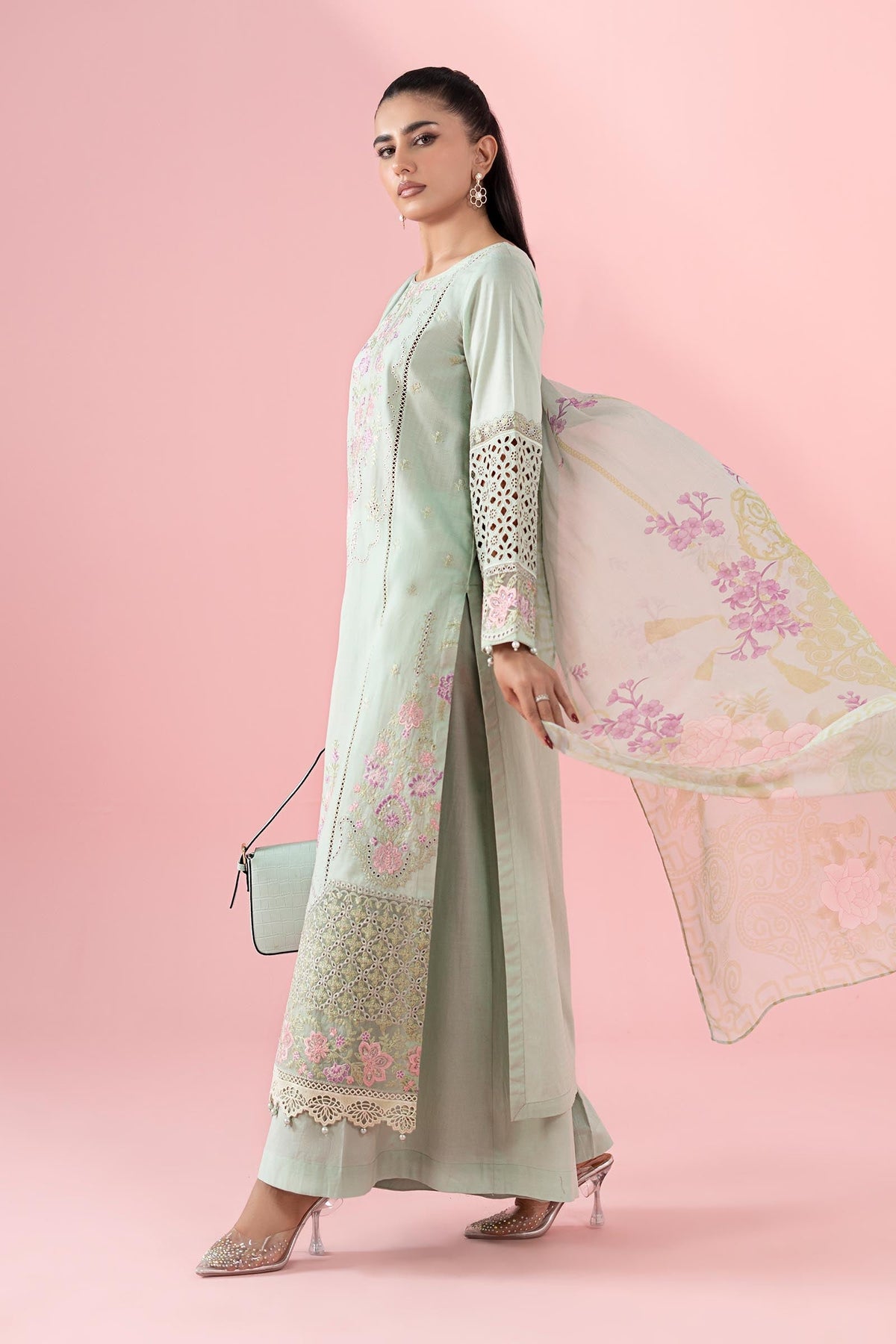 Maria B | Luxury Pret 25 | DW-EA25-05 -  Maria B Ladies Clothes - Original Designer Dress - House of Maryam