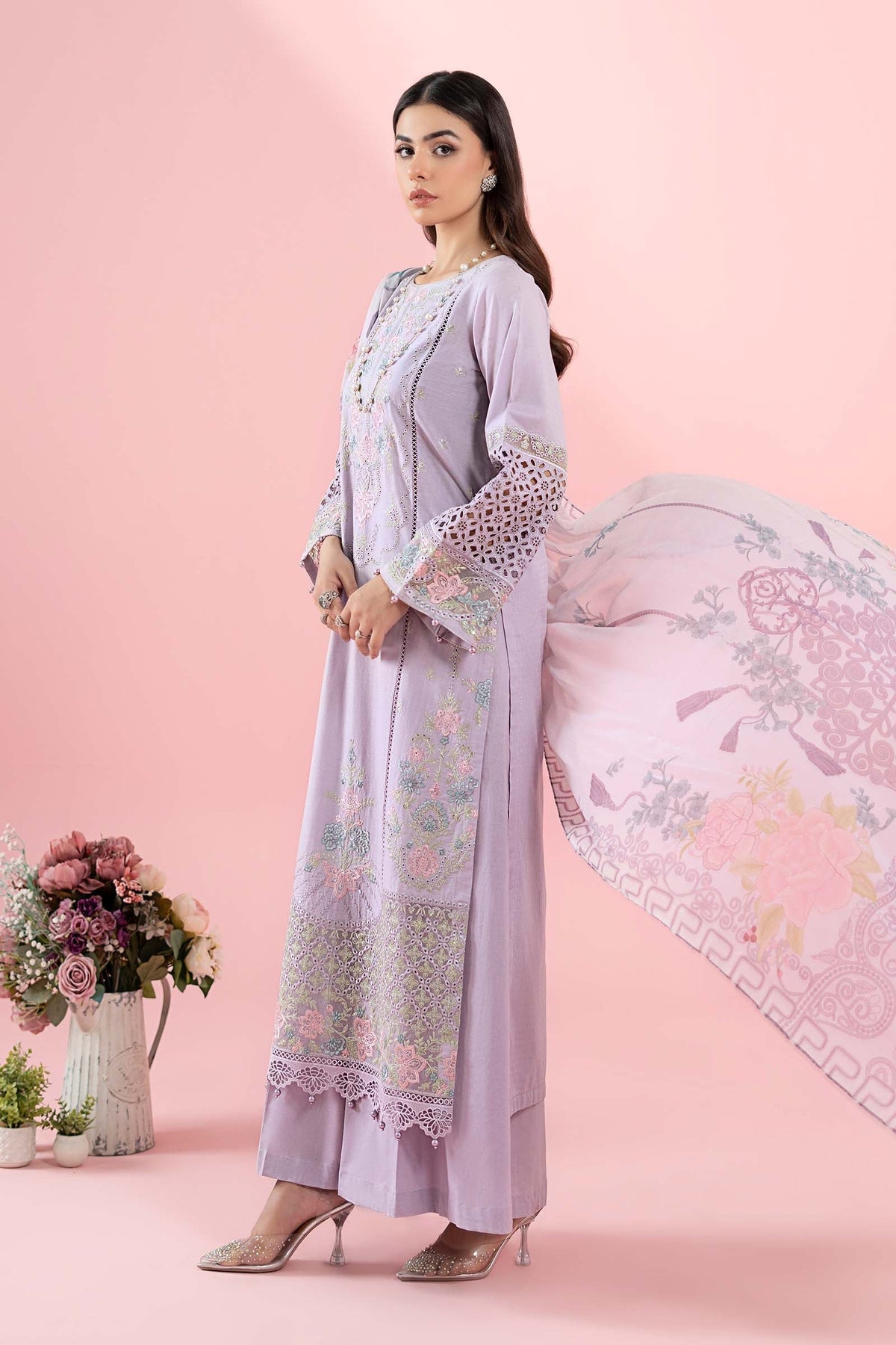 Maria B | Luxury Pret 25 | DW-EA25-05 -  Maria B Ladies Clothes - Original Designer Dress - House of Maryam