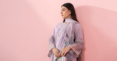 Maria B | Luxury Pret 25 | DW-EA25-05 -  Maria B Ladies Clothes - Original Designer Dress - House of Maryam