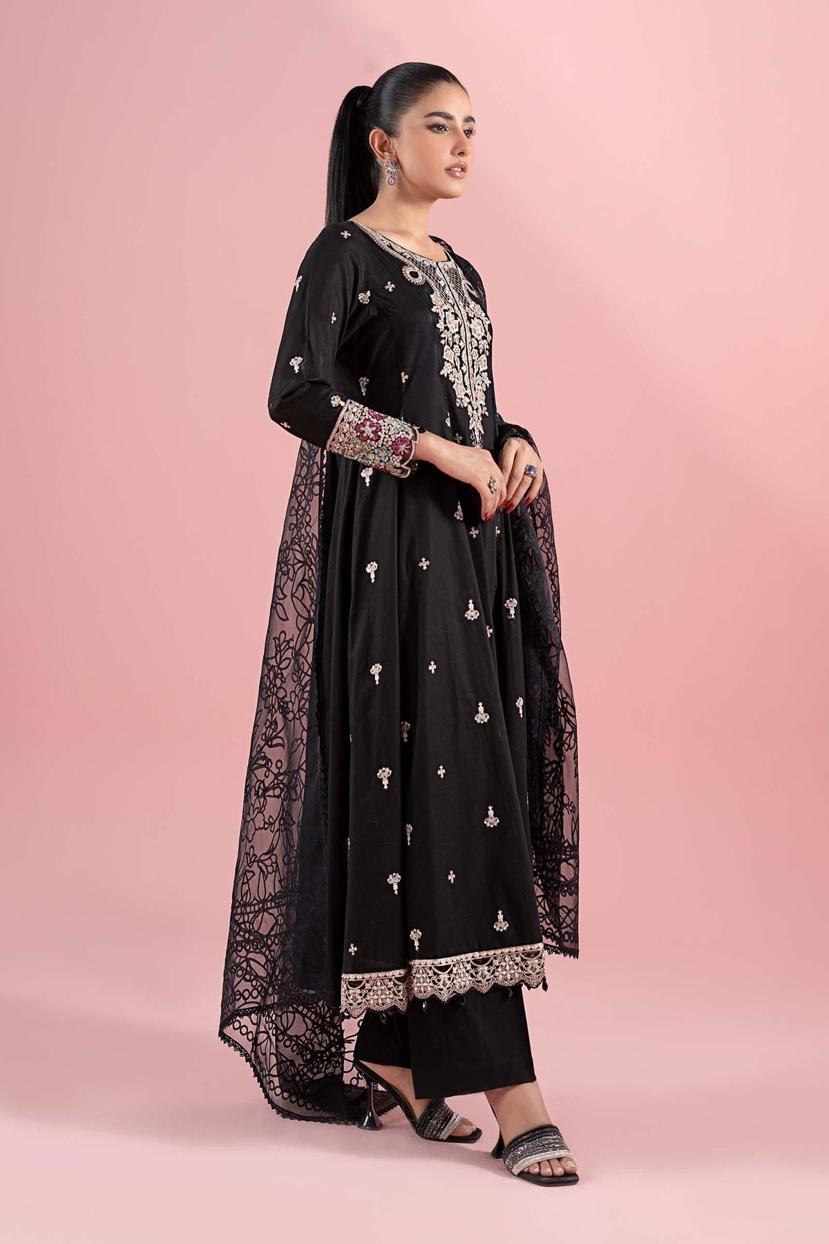 Maria B | Luxury Pret 25 |  DW-EA25-08 -  Maria B Ladies Clothes - Original Designer Dress - House of Maryam