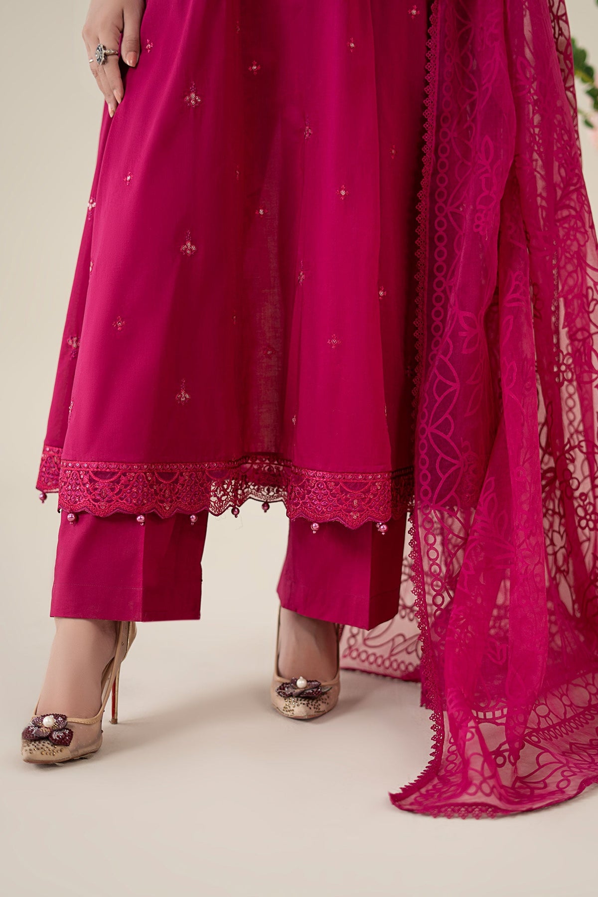 Maria B | Luxury Pret 25 | DW-EA25-08 -  Maria B Ladies Clothes - Original Designer Dress - House of Maryam