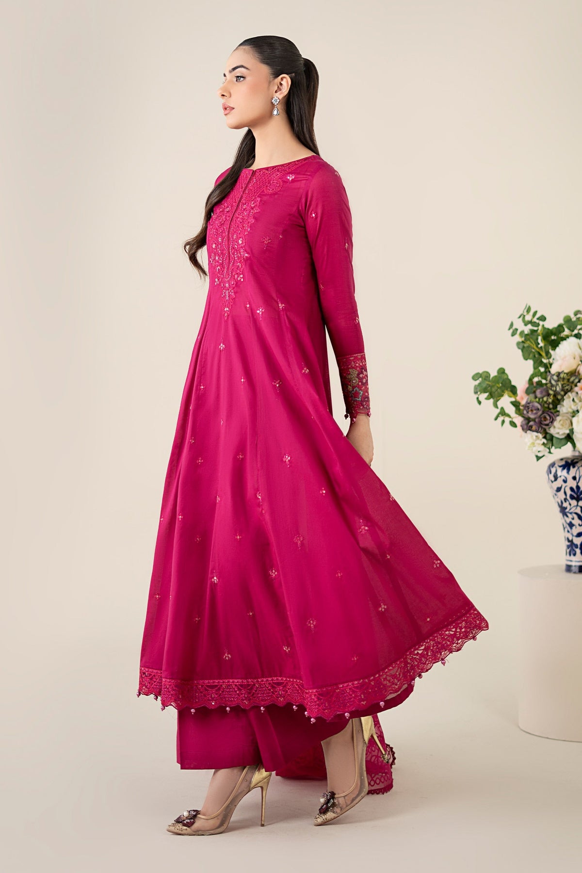 Maria B | Luxury Pret 25 | DW-EA25-08 -  Maria B Ladies Clothes - Original Designer Dress - House of Maryam