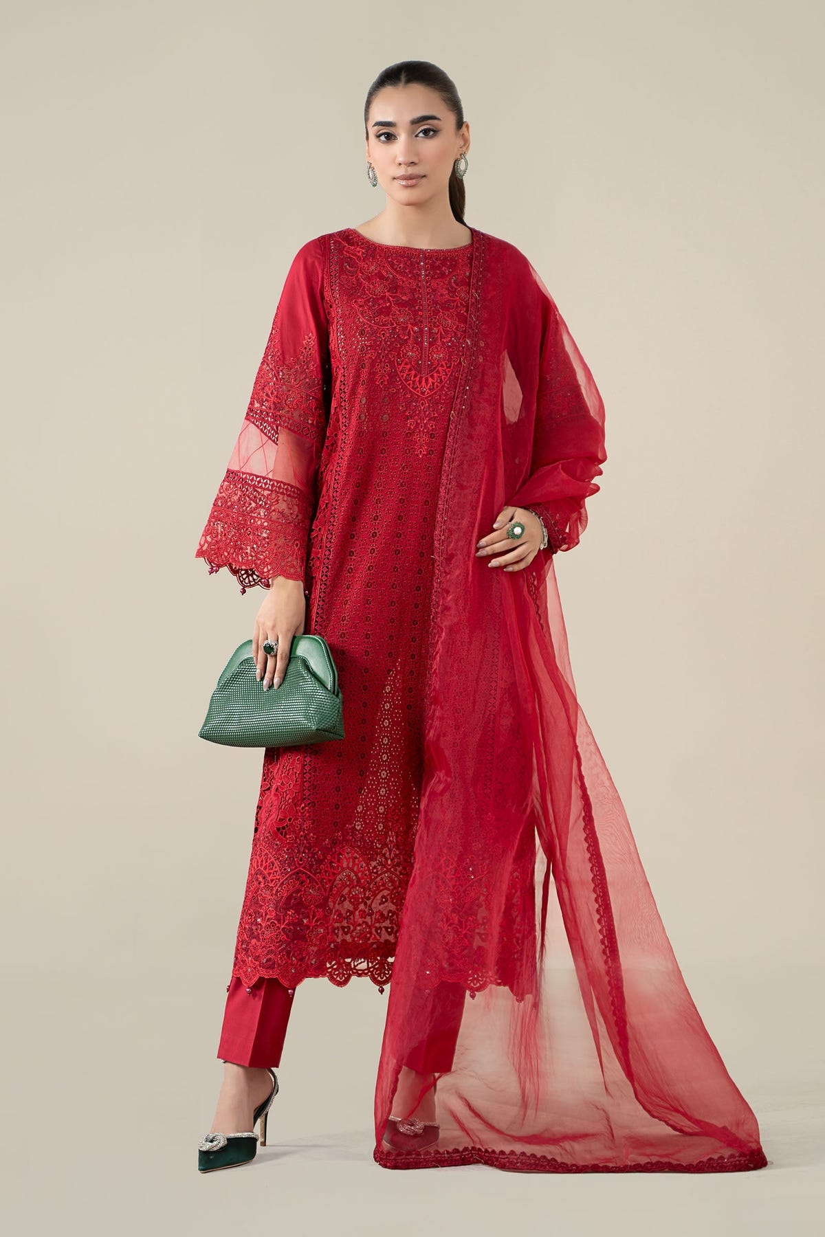 Maria B | Pre Fall 25 | Lawn Suit 16 -  Maria B Ladies Clothes - Original Designer Dress - House of Maryam