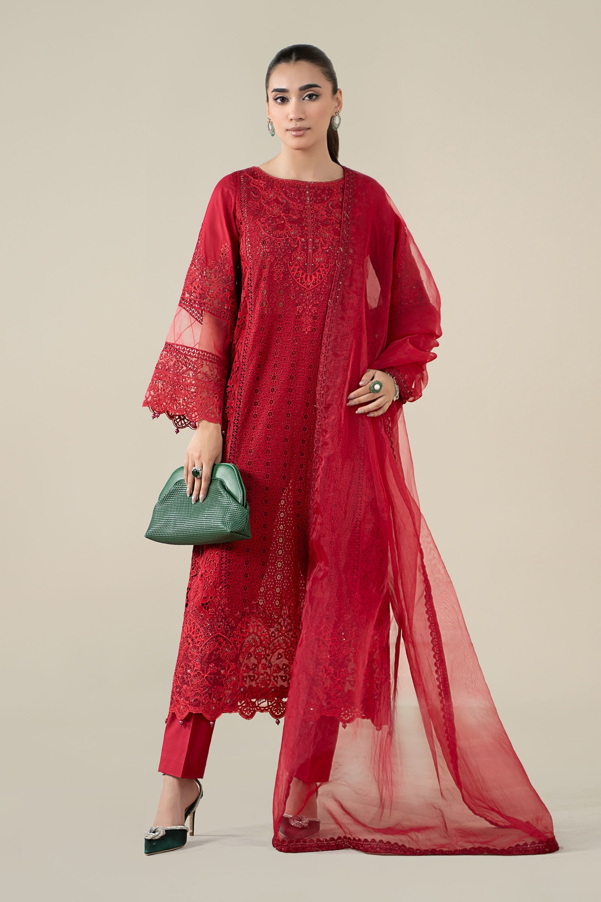 Maria B | Pre Fall 25 | Lawn Suit 16 -  Maria B Ladies Clothes - Original Designer Dress - House of Maryam