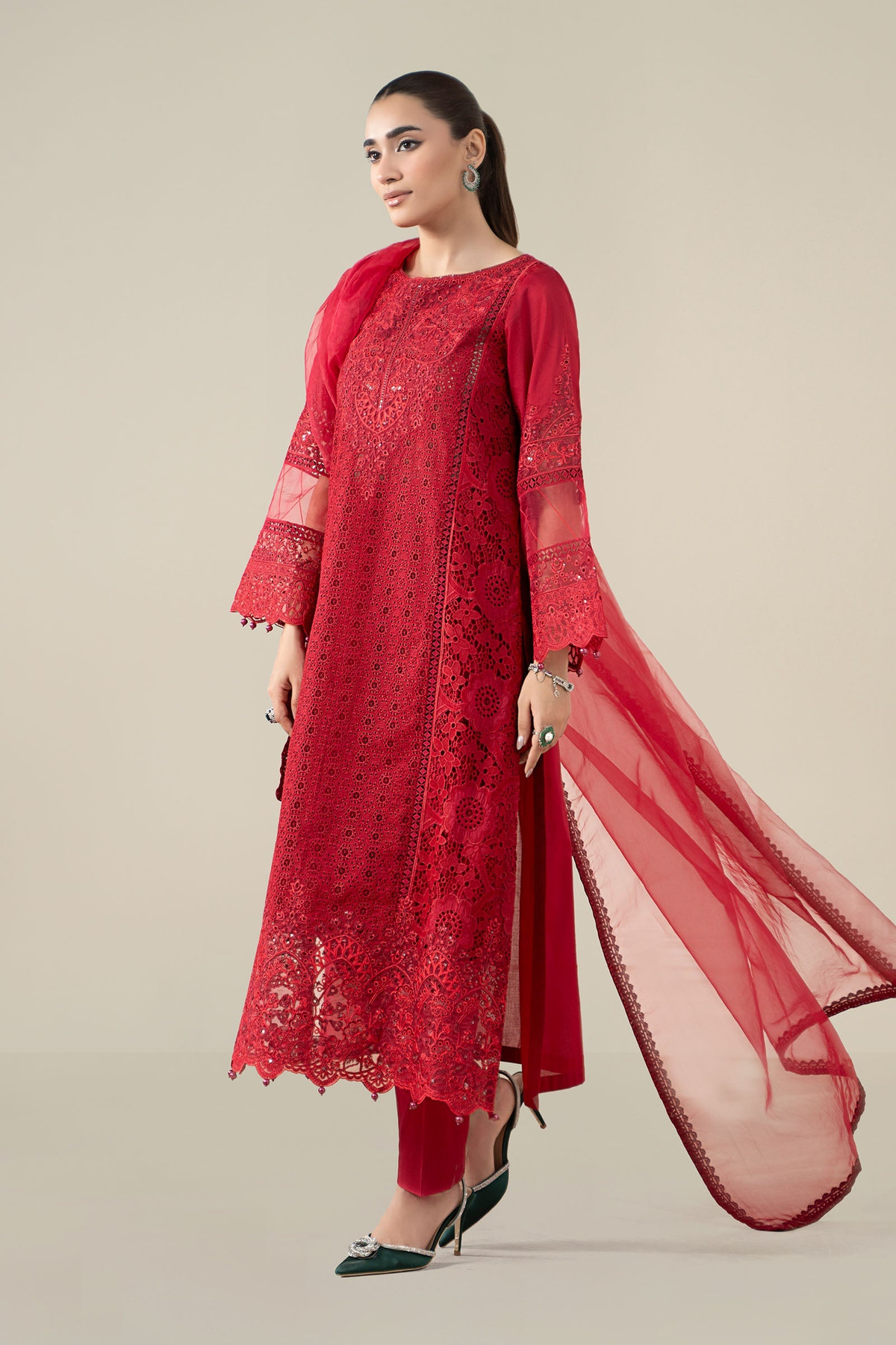 Maria B | Pre Fall 25 | Lawn Suit 16 -  Maria B Ladies Clothes - Original Designer Dress - House of Maryam