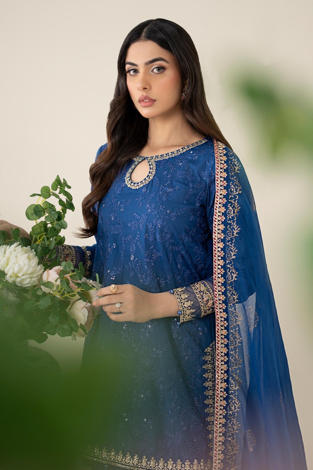 Maria B | Luxury Pret 25 | DW-EA25-11 -  Maria B Ladies Clothes - Original Designer Dress - House of Maryam