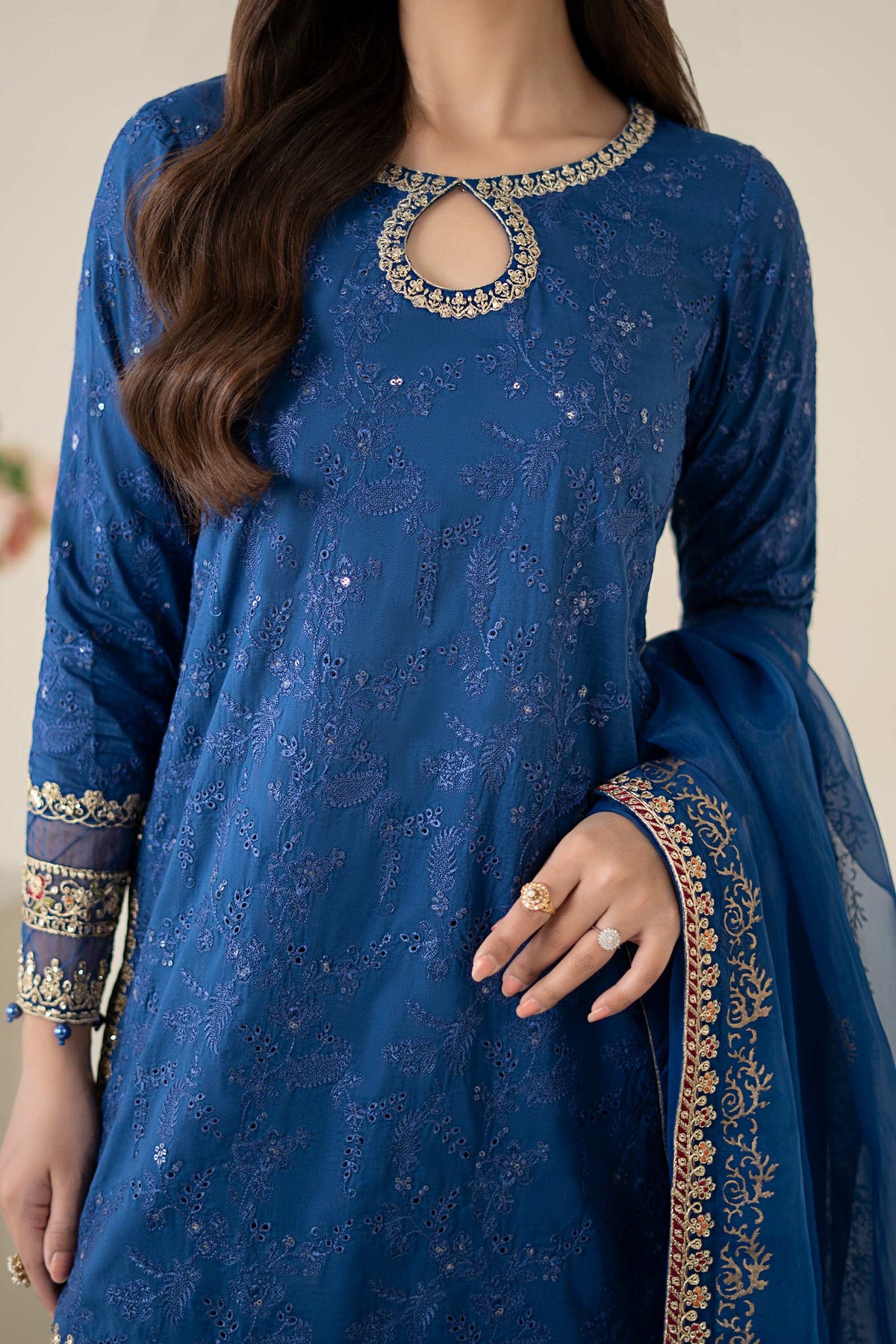 Maria B | Luxury Pret 25 | DW-EA25-11 -  Maria B Ladies Clothes - Original Designer Dress - House of Maryam