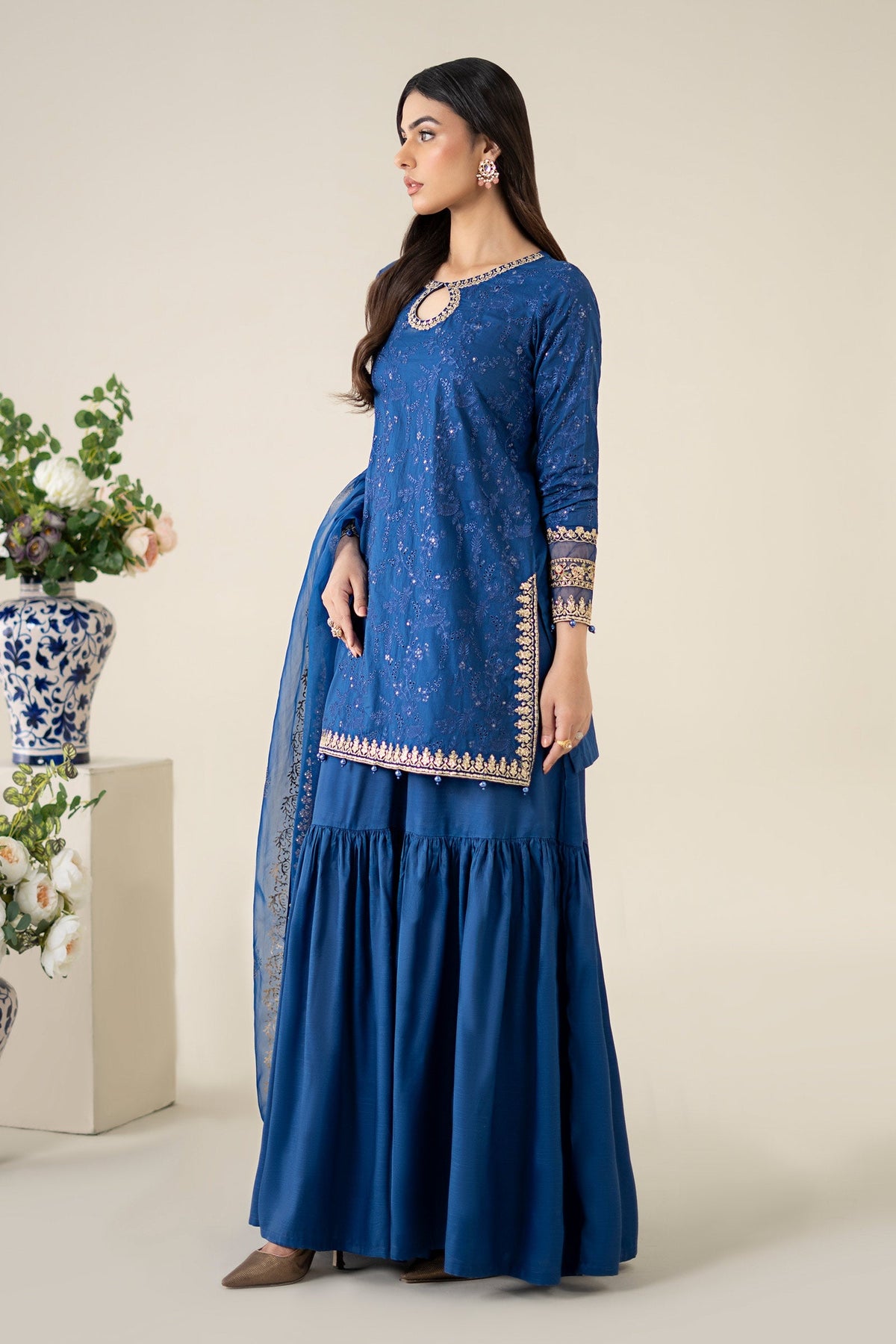 Maria B | Luxury Pret 25 | DW-EA25-11 -  Maria B Ladies Clothes - Original Designer Dress - House of Maryam