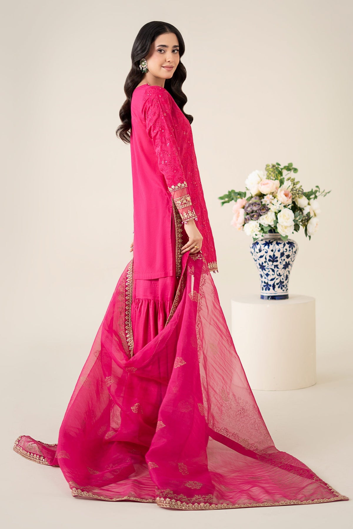 Maria B | Luxury Pret 25 | DW-EA25-11 -  Maria B Ladies Clothes - Original Designer Dress - House of Maryam