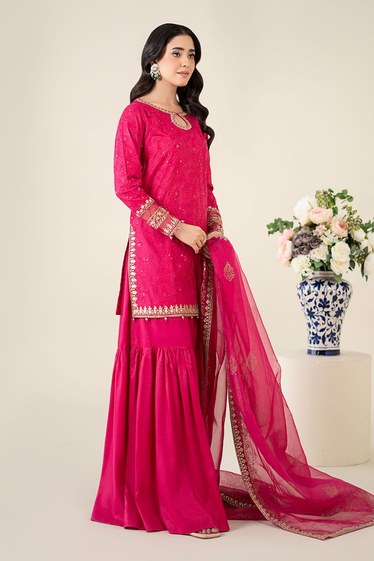 Maria B | Luxury Pret 25 | DW-EA25-11 -  Maria B Ladies Clothes - Original Designer Dress - House of Maryam