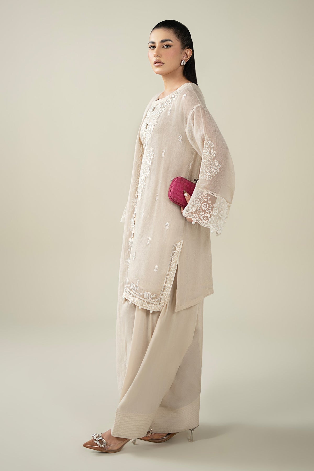 Maria B | Luxury Winter Pret 25 | DW-EA25-123-Off White-7