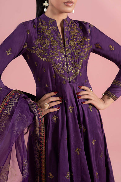 Maria B | Luxury Pret 25 |  DW-EA25-12 -  Maria B Ladies Clothes - Original Designer Dress - House of Maryam