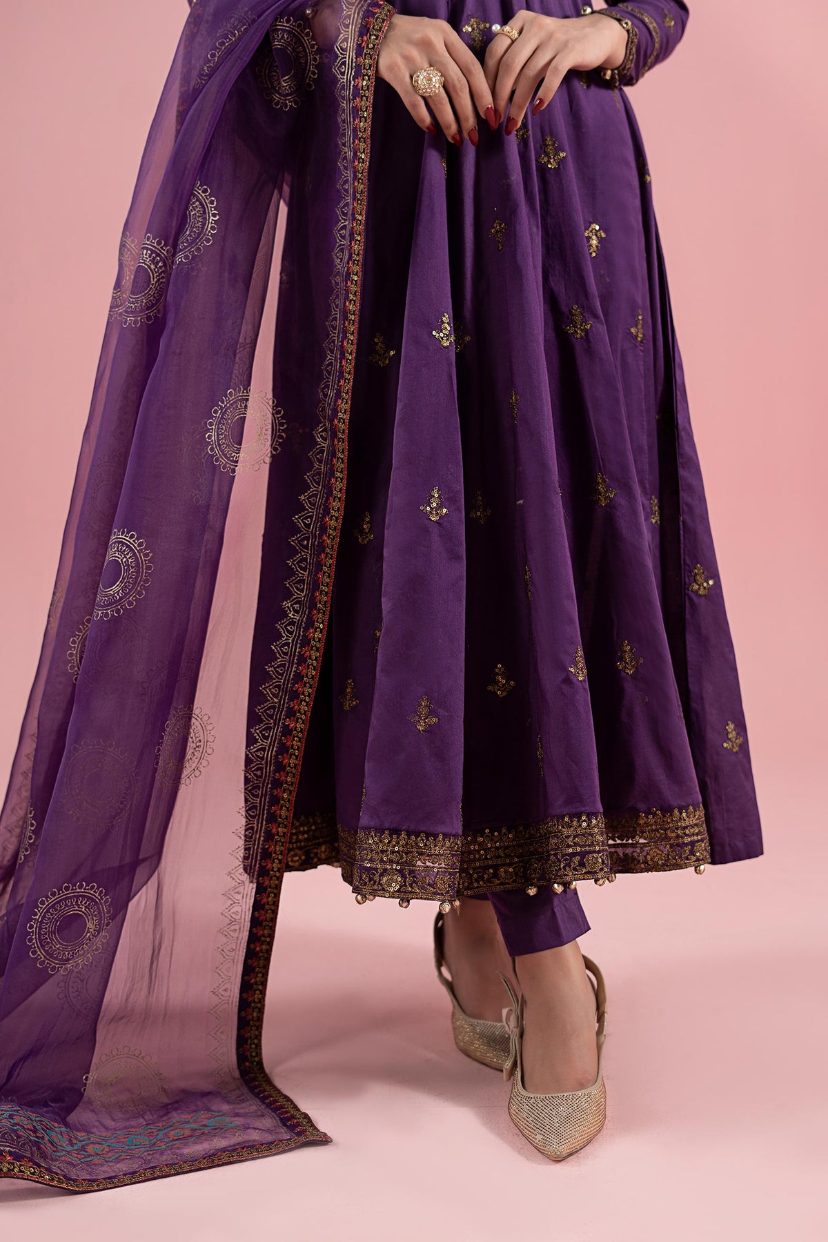 Maria B | Luxury Pret 25 |  DW-EA25-12 -  Maria B Ladies Clothes - Original Designer Dress - House of Maryam