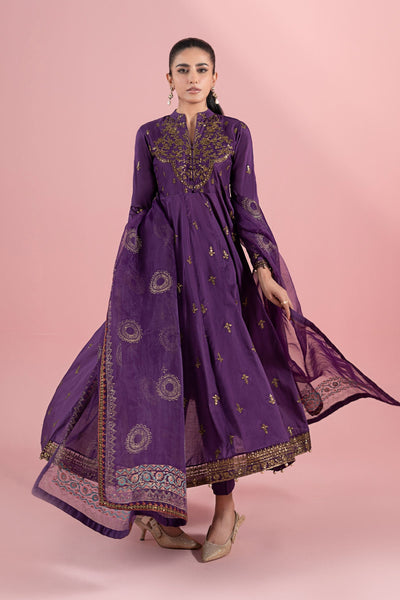 Maria B | Luxury Pret 25 |  DW-EA25-12 -  Maria B Ladies Clothes - Original Designer Dress - House of Maryam
