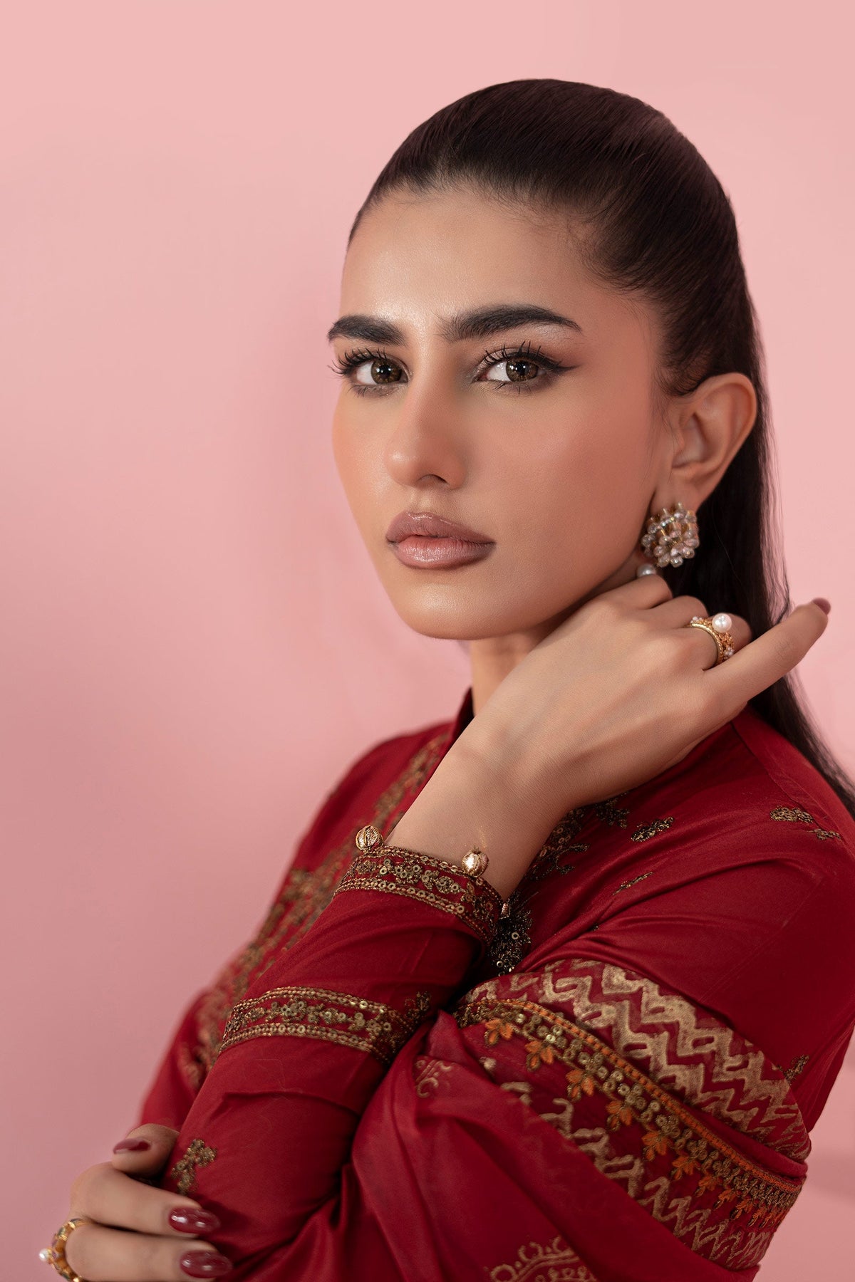 Maria B | Luxury Pret 25 | DW-EA25-12 -  Maria B Ladies Clothes - Original Designer Dress - House of Maryam