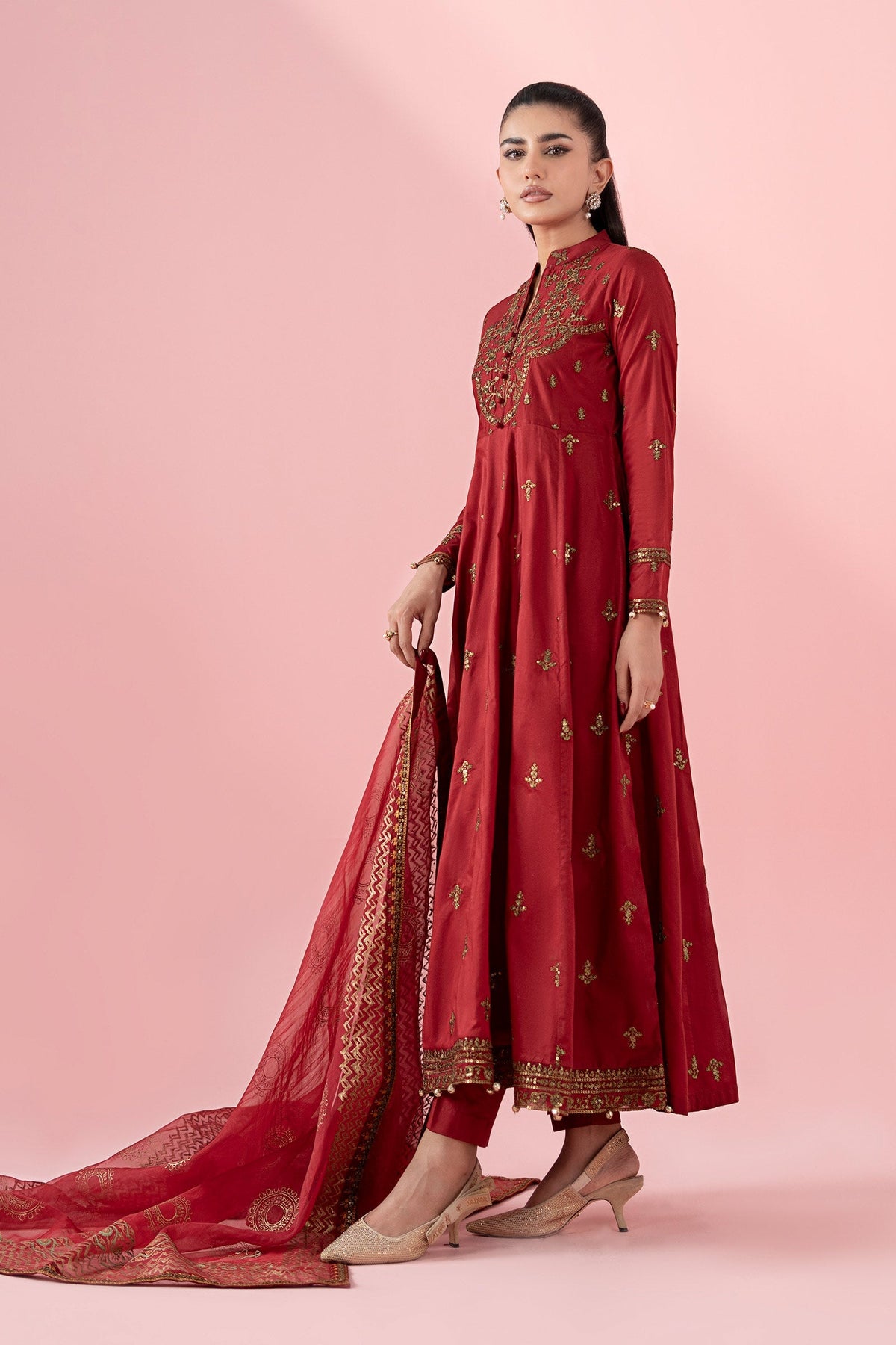 Maria B | Luxury Pret 25 | DW-EA25-12 -  Maria B Ladies Clothes - Original Designer Dress - House of Maryam