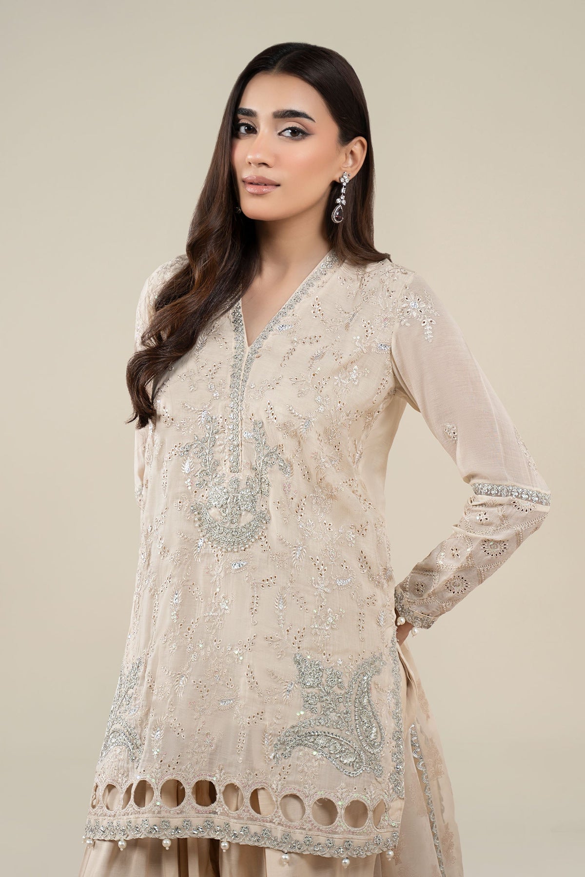 Maria B | Pre Fall 25 | Paper Cotton Suit 17 -  Maria B Ladies Clothes - Original Designer Dress - House of Maryam