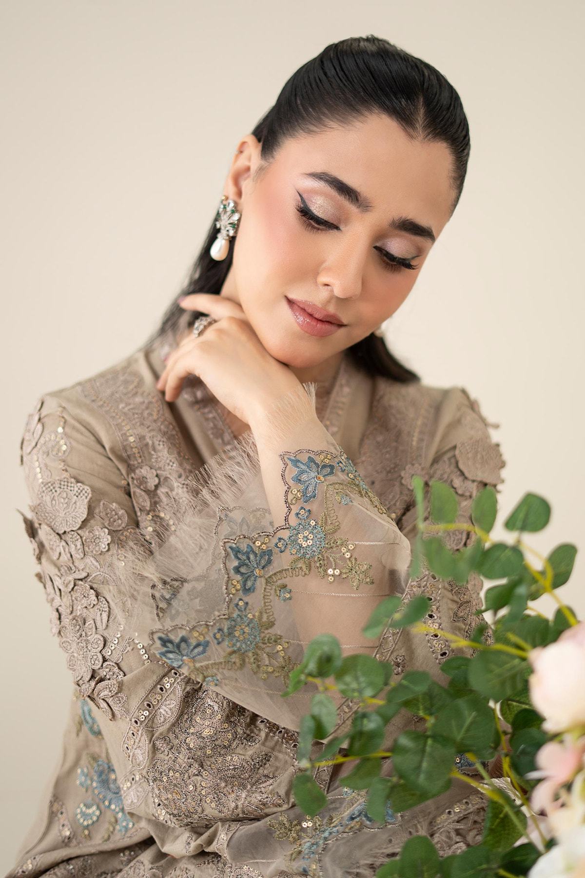 Maria B | Luxury Pret 25 | DW-EA25-16 -  Maria B Ladies Clothes - Original Designer Dress - House of Maryam