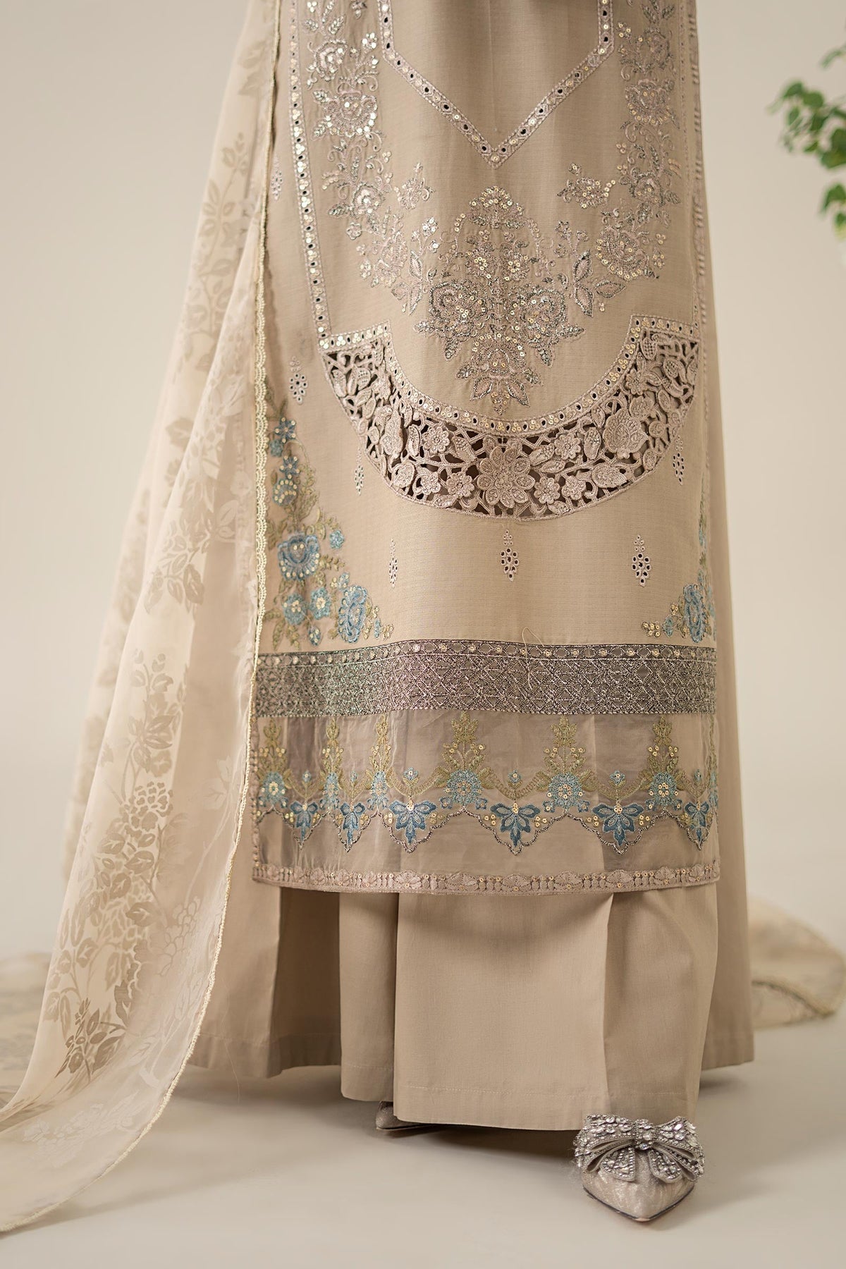 Maria B | Luxury Pret 25 | DW-EA25-16 -  Maria B Ladies Clothes - Original Designer Dress - House of Maryam