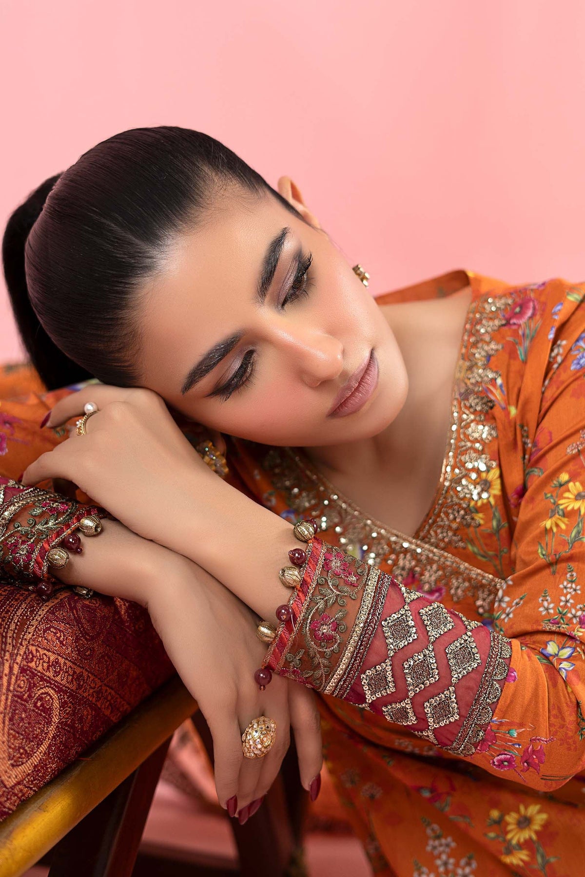Maria B | Luxury Pret 25 | DW-EA25-17 -  Maria B Ladies Clothes - Original Designer Dress - House of Maryam