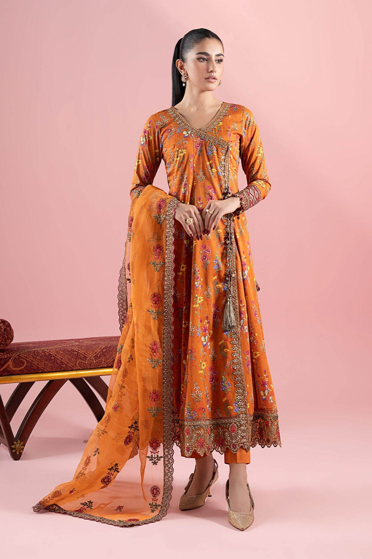 Maria B | Luxury Pret 25 | DW-EA25-17 -  Maria B Ladies Clothes - Original Designer Dress - House of Maryam