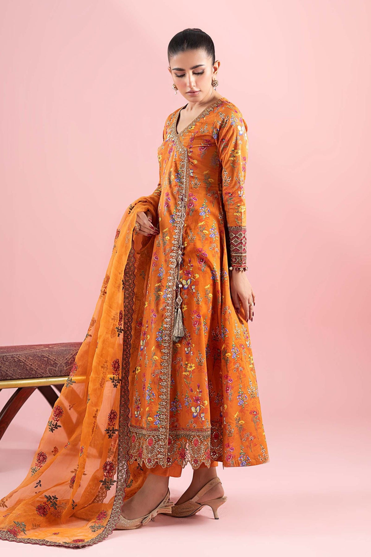Maria B | Luxury Pret 25 | DW-EA25-17 -  Maria B Ladies Clothes - Original Designer Dress - House of Maryam