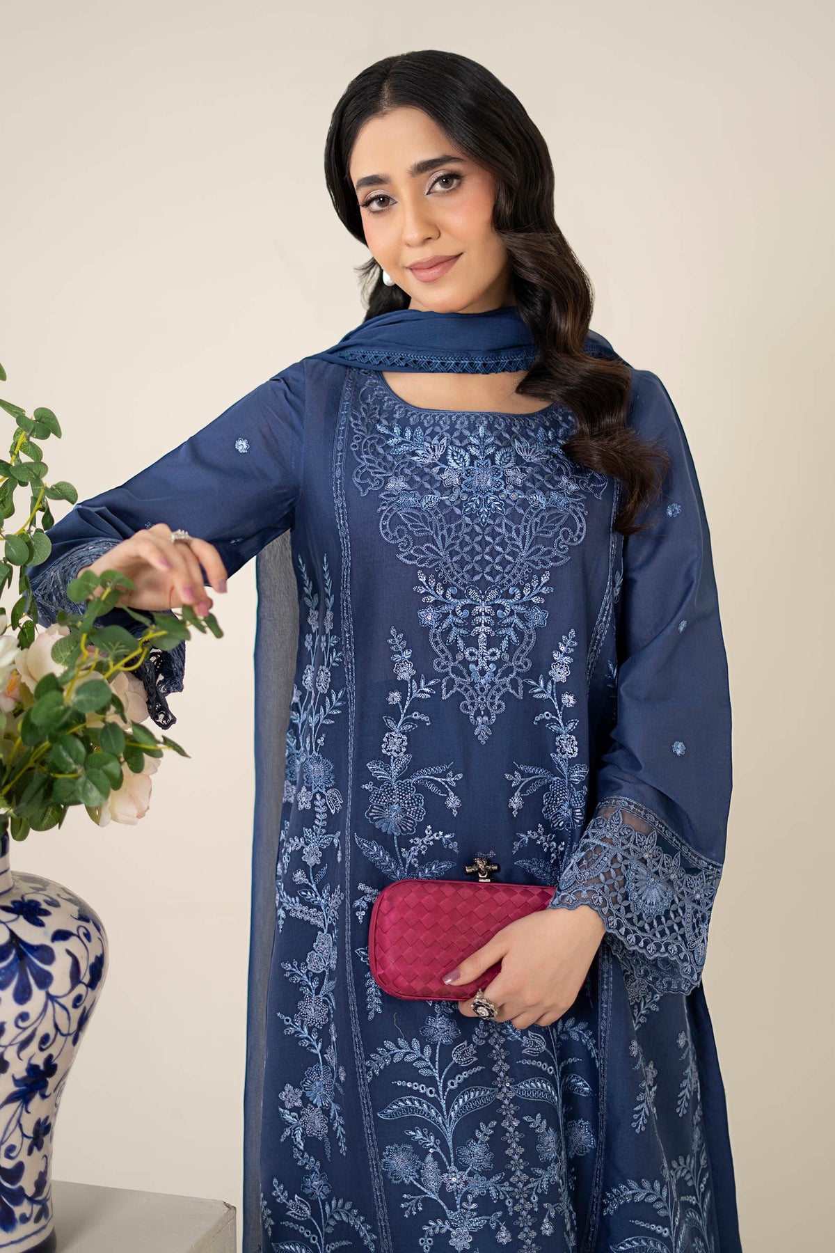 Maria B | Luxury Pret 25 | DW-EA25-21 -  Maria B Ladies Clothes - Original Designer Dress - House of Maryam