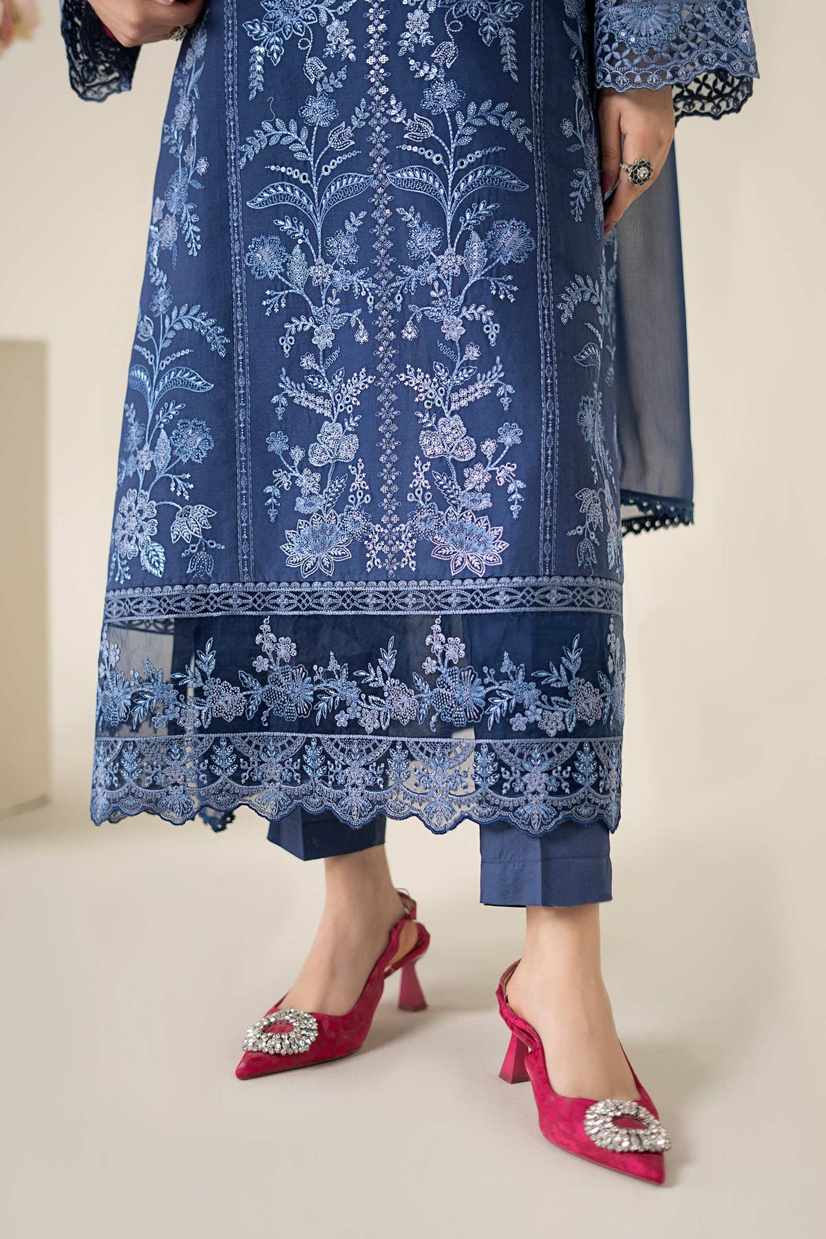 Maria B | Luxury Pret 25 | DW-EA25-21 -  Maria B Ladies Clothes - Original Designer Dress - House of Maryam