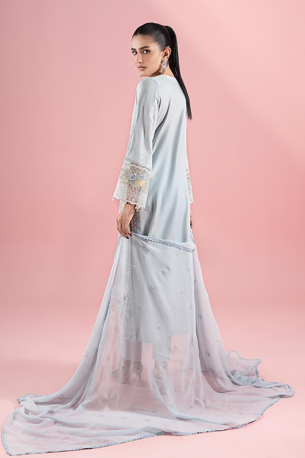 Maria B | Luxury Pret 25 | DW-EA25-25 -  Maria B Ladies Clothes - Original Designer Dress - House of Maryam