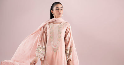 Maria B | Luxury Pret 25 | DW-EA25-25 -  Maria B Ladies Clothes - Original Designer Dress - House of Maryam
