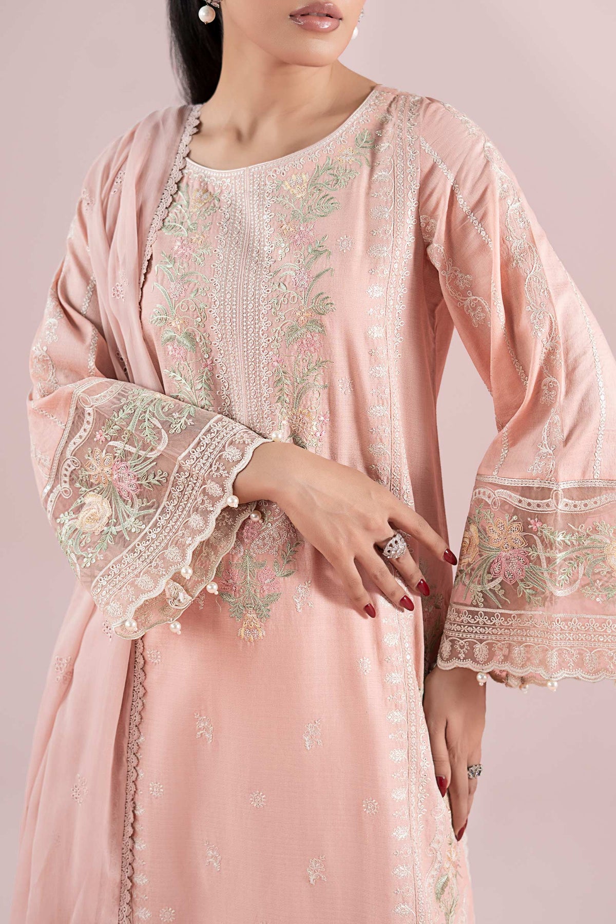Maria B | Luxury Pret 25 | DW-EA25-25 -  Maria B Ladies Clothes - Original Designer Dress - House of Maryam