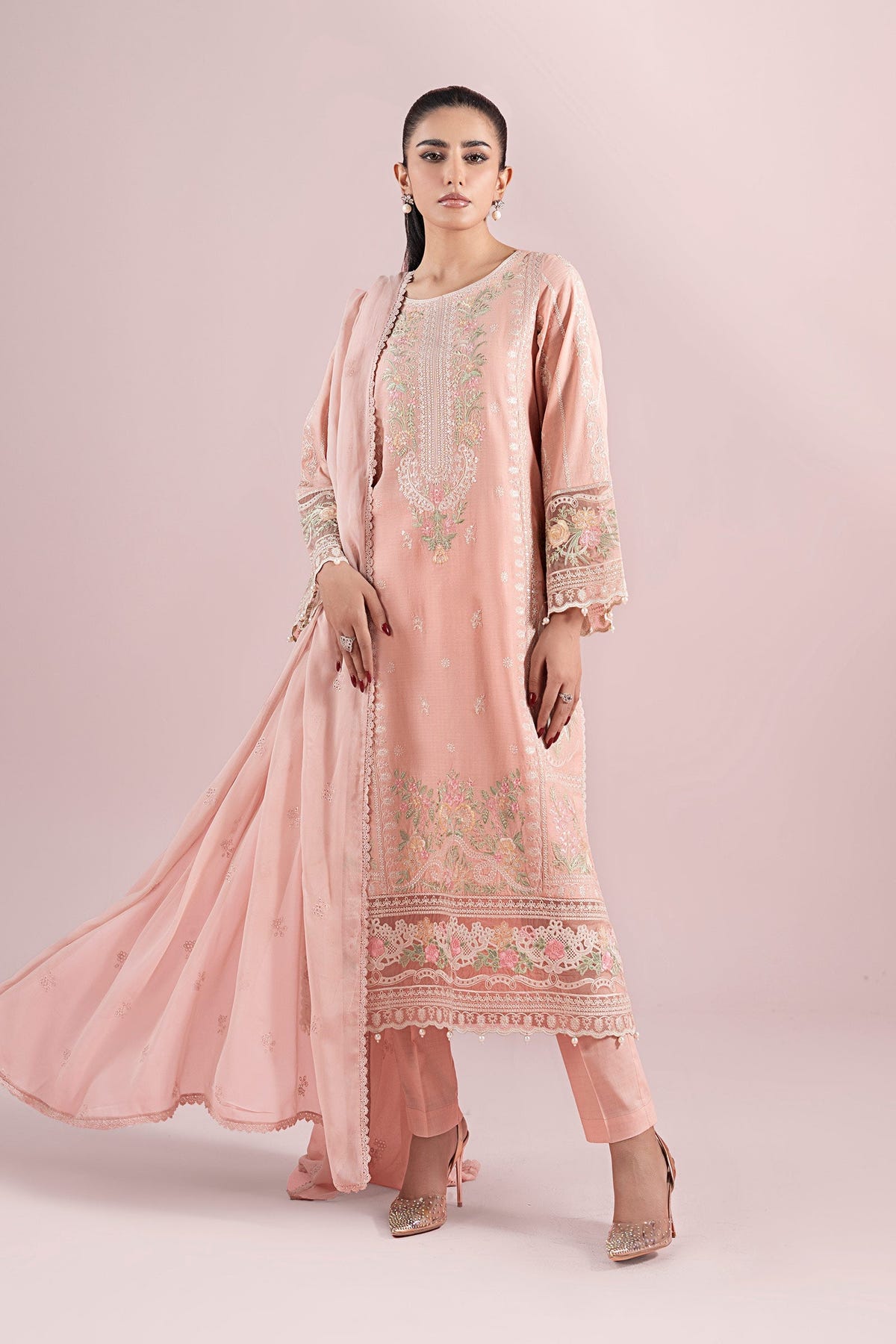 Maria B | Luxury Pret 25 | DW-EA25-25 -  Maria B Ladies Clothes - Original Designer Dress - House of Maryam