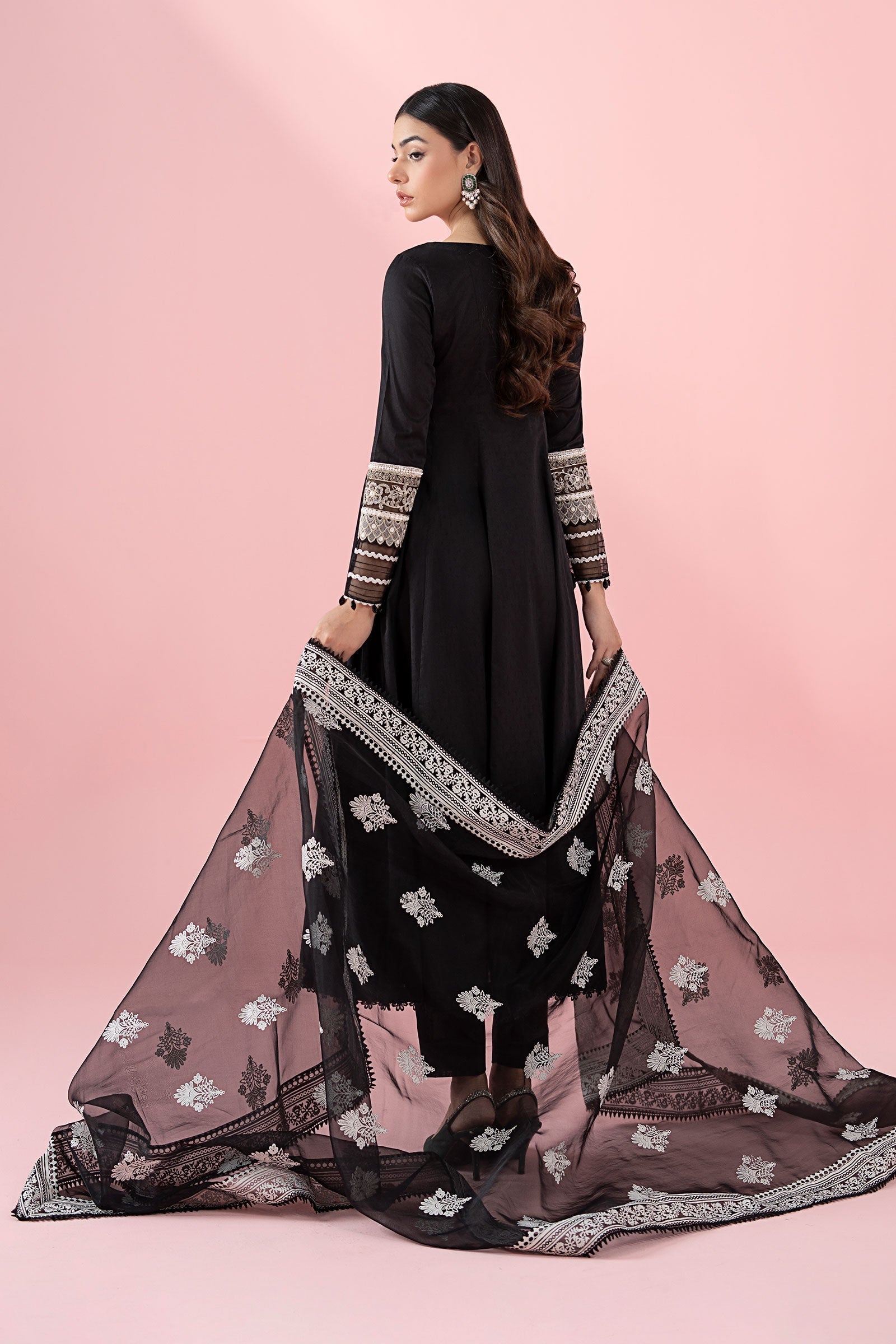 Maria B | Luxury Pret 25 | DW-EA25-37 -  Maria B Ladies Clothes - Original Designer Dress - House of Maryam