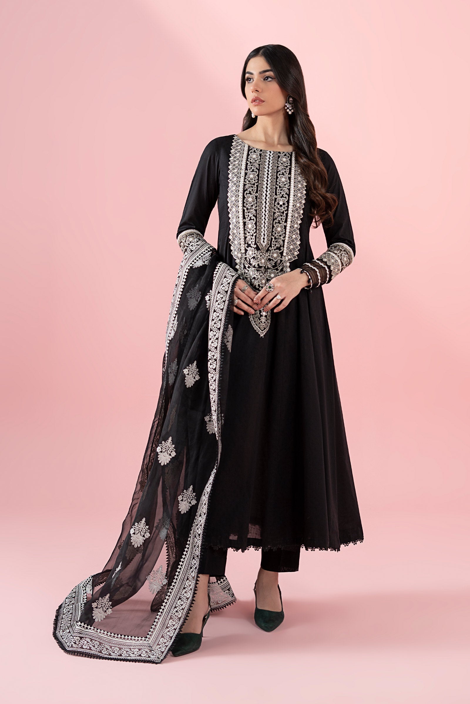 Maria B | Luxury Pret 25 | DW-EA25-37 -  Maria B Ladies Clothes - Original Designer Dress - House of Maryam