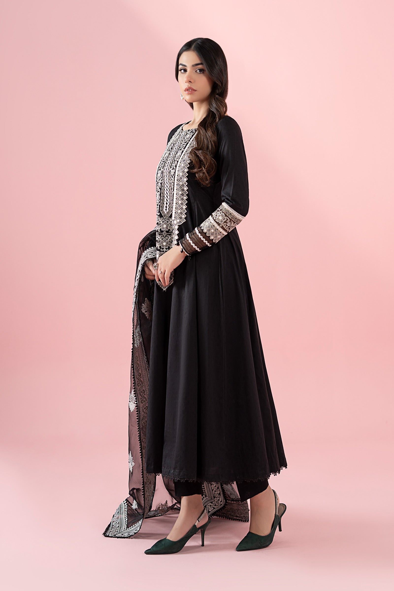Maria B | Luxury Pret 25 | DW-EA25-37 -  Maria B Ladies Clothes - Original Designer Dress - House of Maryam