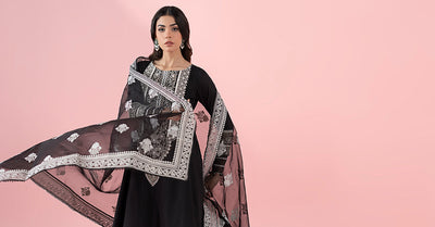 Maria B | Luxury Pret 25 | DW-EA25-37 -  Maria B Ladies Clothes - Original Designer Dress - House of Maryam