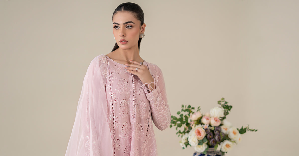 Maria B | Luxury Pret 25 | DW-EA25-39 -  Maria B Ladies Clothes - Original Designer Dress - House of Maryam