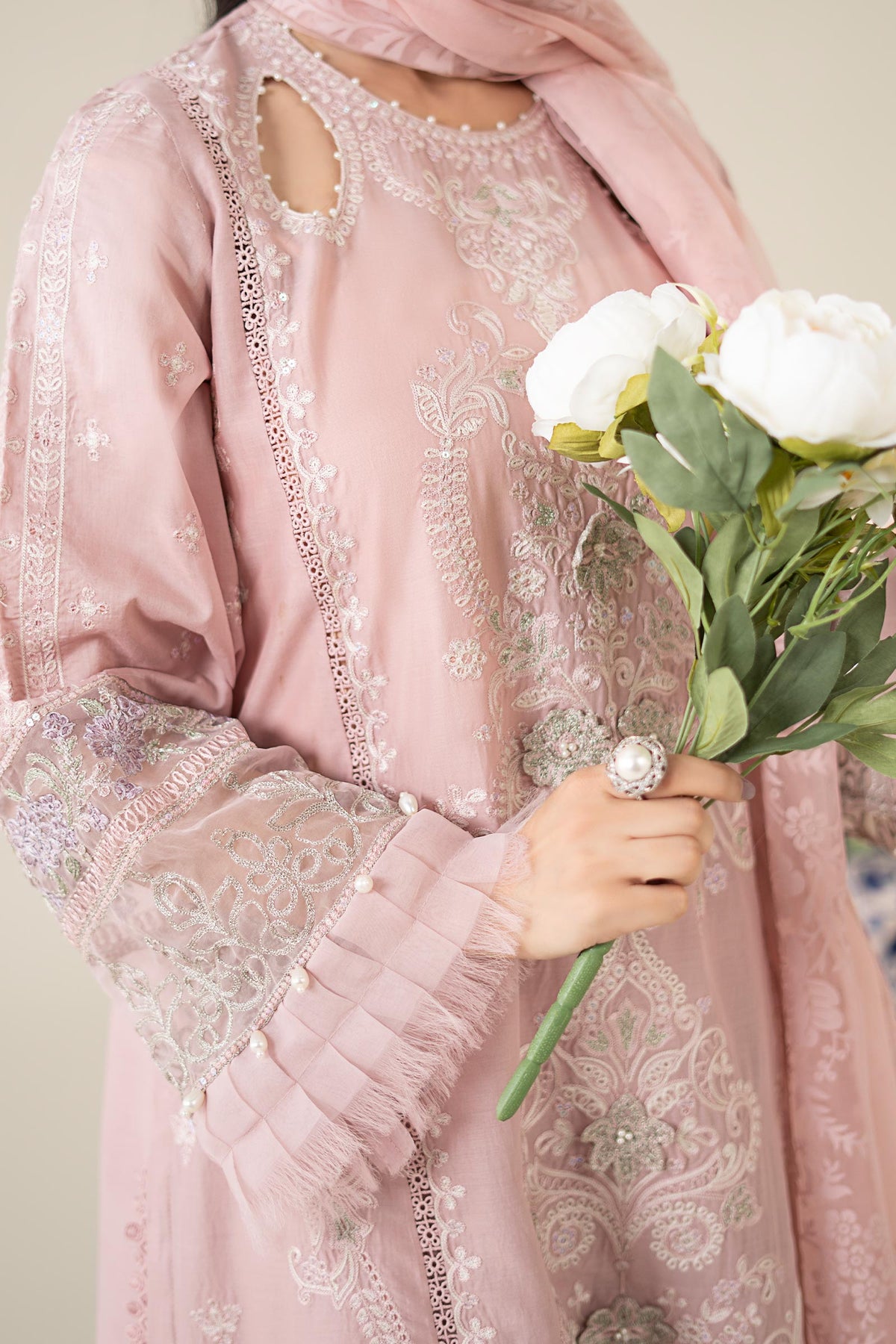 Maria B | Luxury Pret 25 | DW-EA25-57 -  Maria B Ladies Clothes - Original Designer Dress - House of Maryam