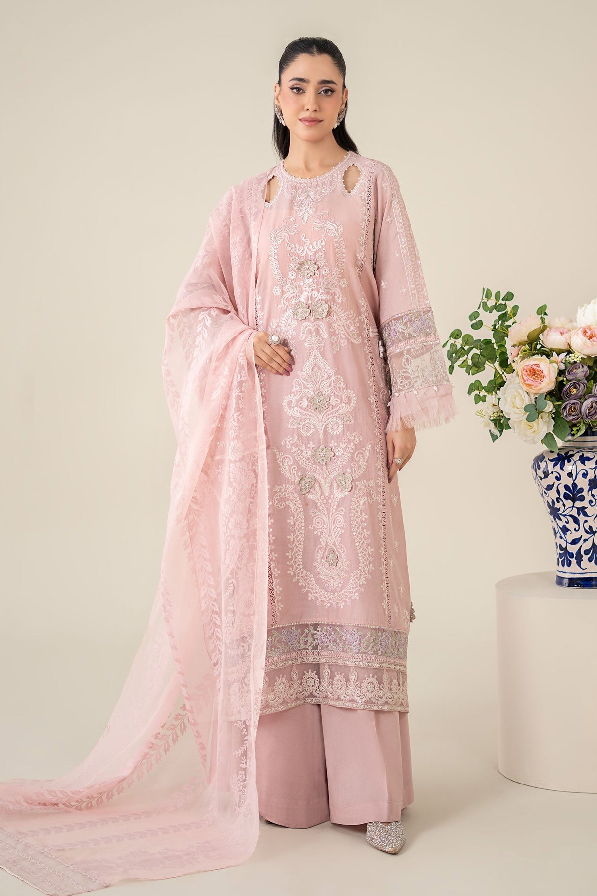 Maria B | Luxury Pret 25 | DW-EA25-57 -  Maria B Ladies Clothes - Original Designer Dress - House of Maryam