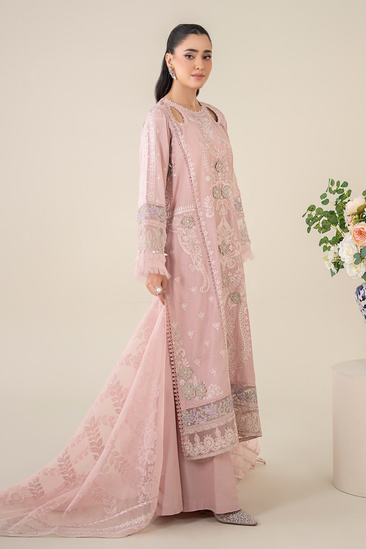 Maria B | Luxury Pret 25 | DW-EA25-57 -  Maria B Ladies Clothes - Original Designer Dress - House of Maryam