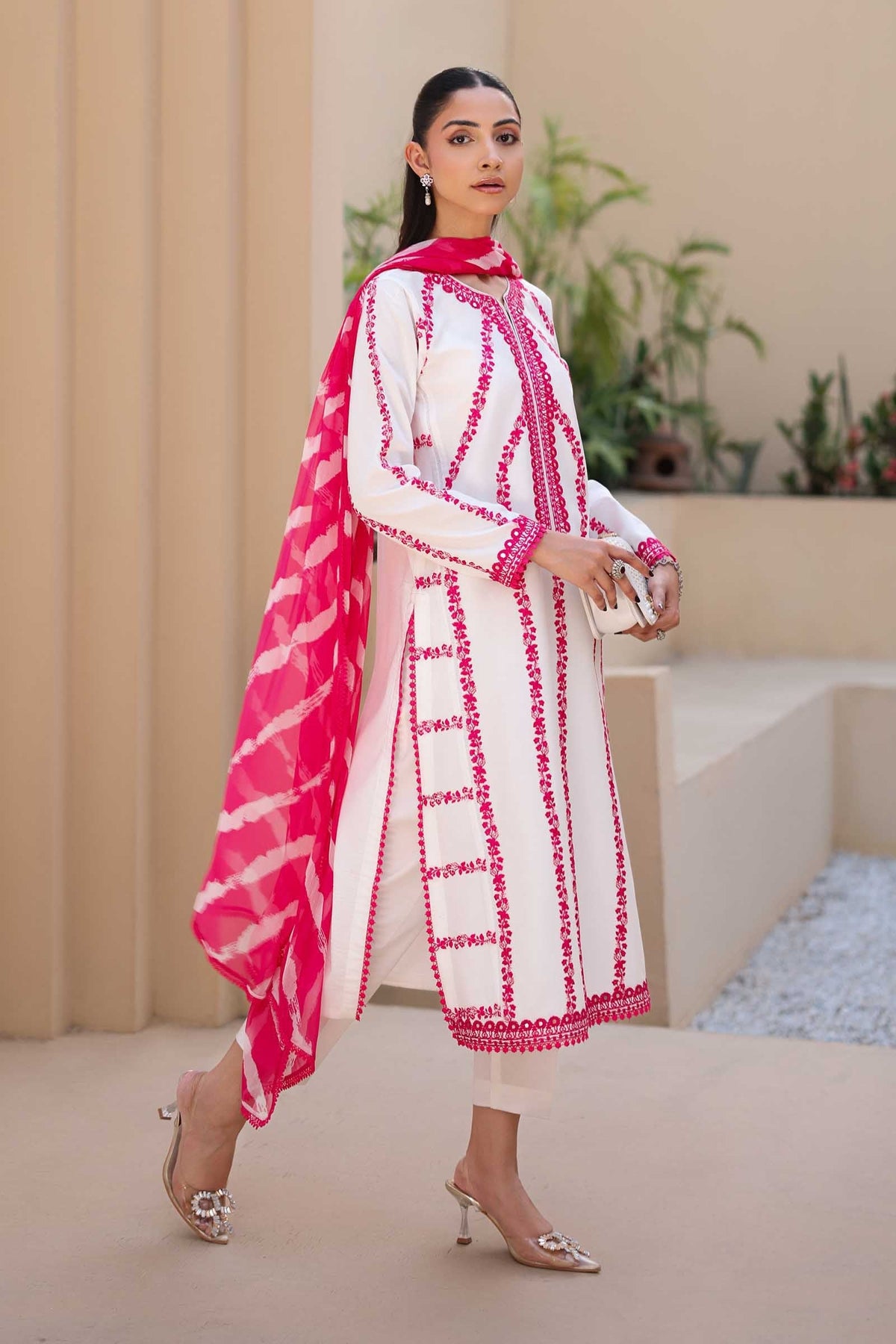 Maria B | Luxury Pret 25 | DW-EA25-60 -  Maria B Ladies Clothes - Original Designer Dress - House of Maryam