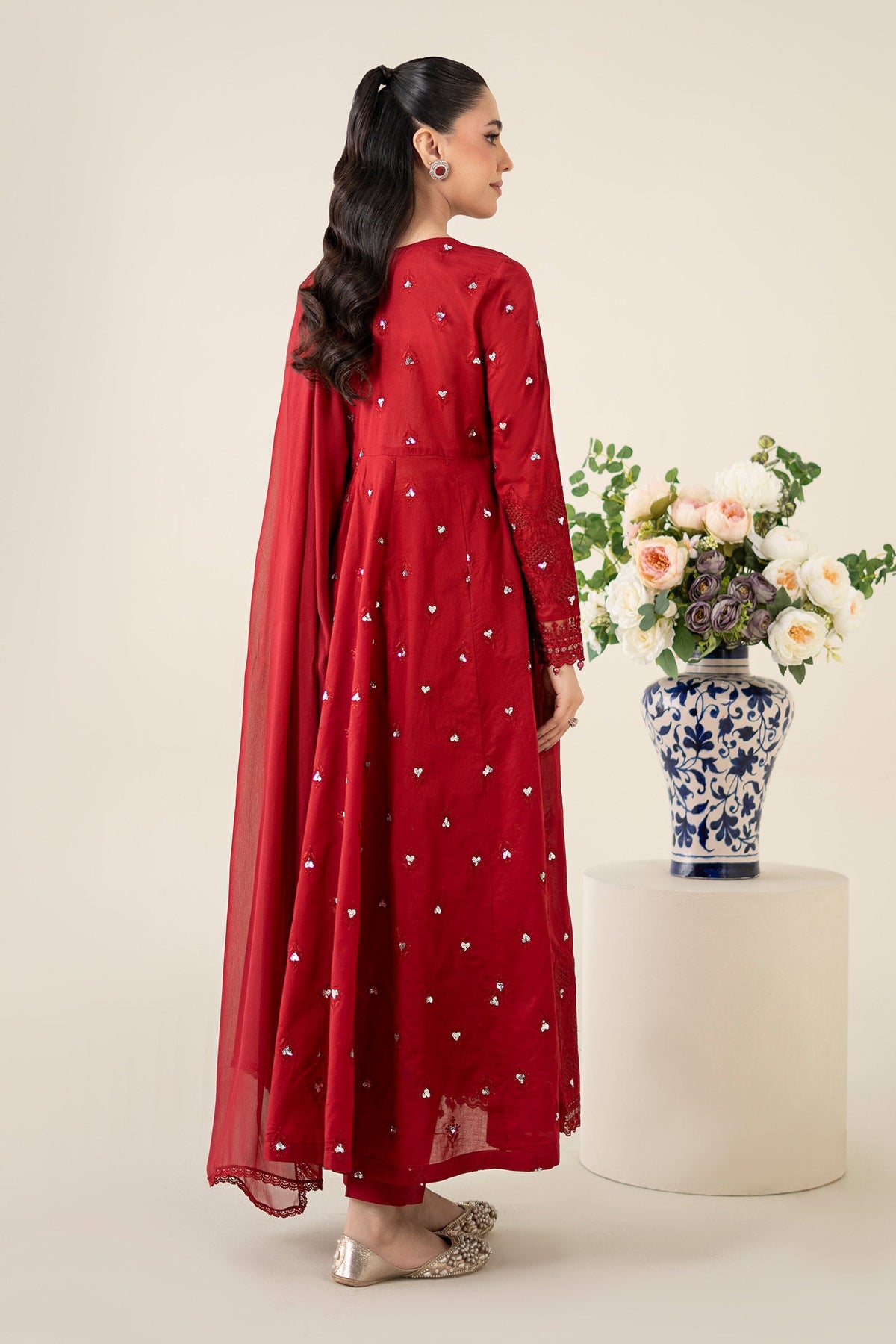 Maria B | Luxury Pret 25 | DW-EA25-61 -  Maria B Ladies Clothes - Original Designer Dress - House of Maryam