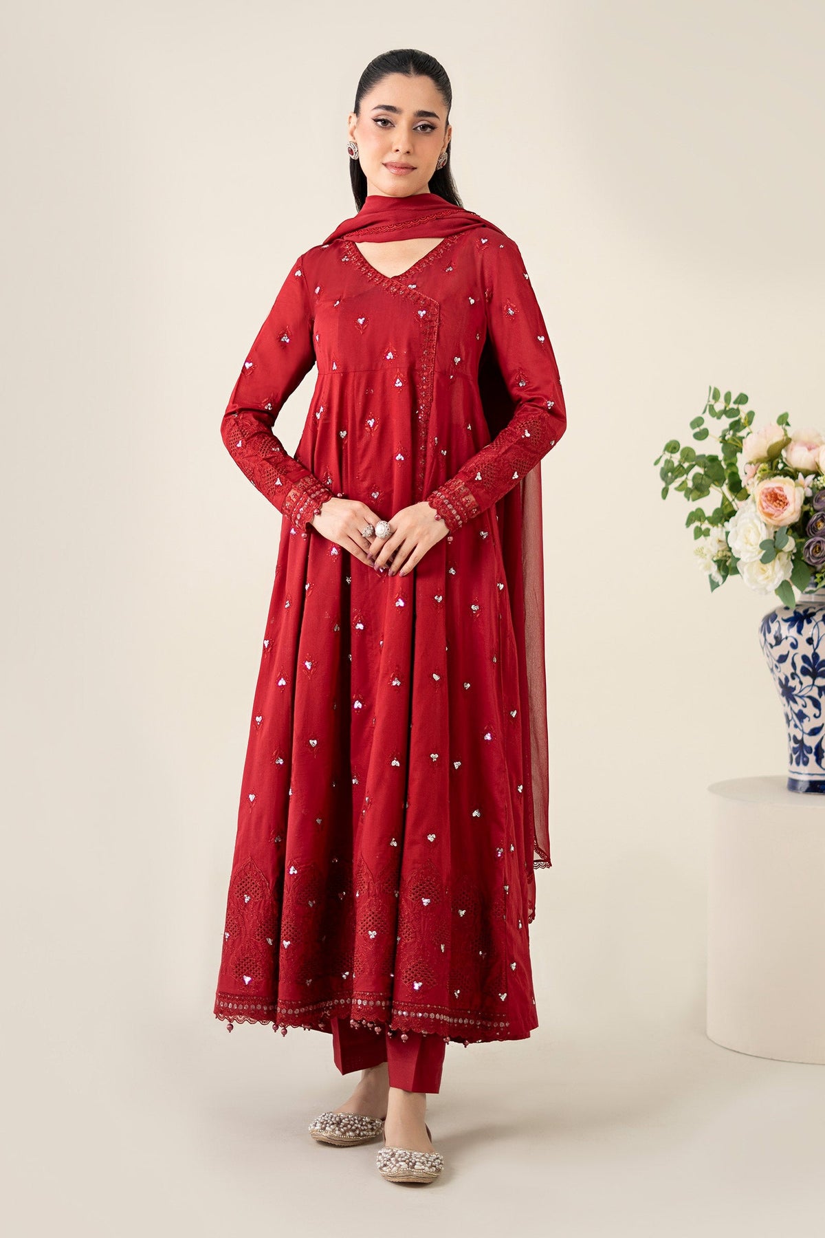 Maria B | Luxury Pret 25 | DW-EA25-61 -  Maria B Ladies Clothes - Original Designer Dress - House of Maryam