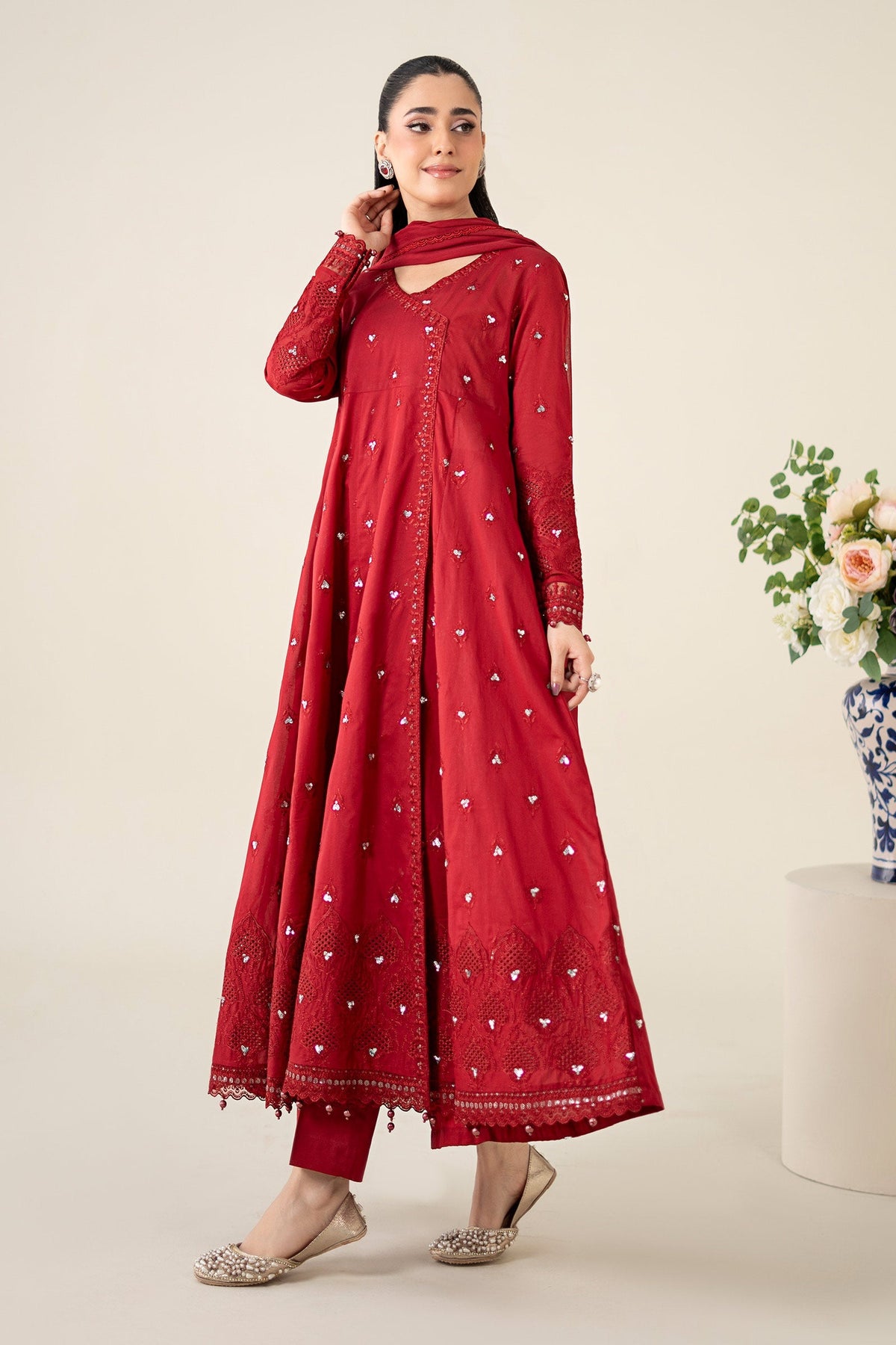 Maria B | Luxury Pret 25 | DW-EA25-61 -  Maria B Ladies Clothes - Original Designer Dress - House of Maryam