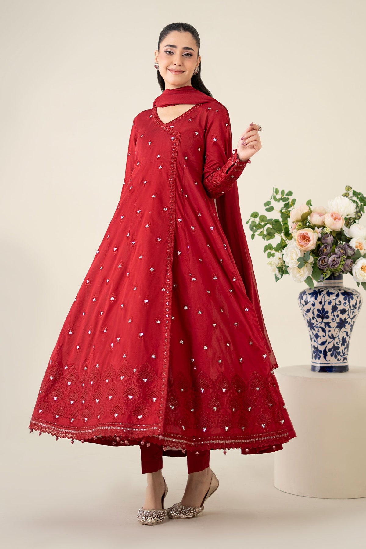 Maria B | Luxury Pret 25 | DW-EA25-61 -  Maria B Ladies Clothes - Original Designer Dress - House of Maryam