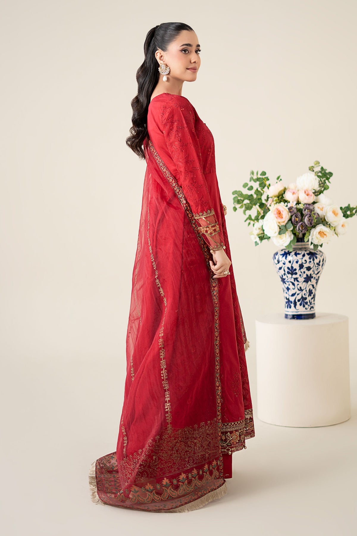 Maria B | Luxury Pret 25 | DW-EA25-65 -  Maria B Ladies Clothes - Original Designer Dress - House of Maryam