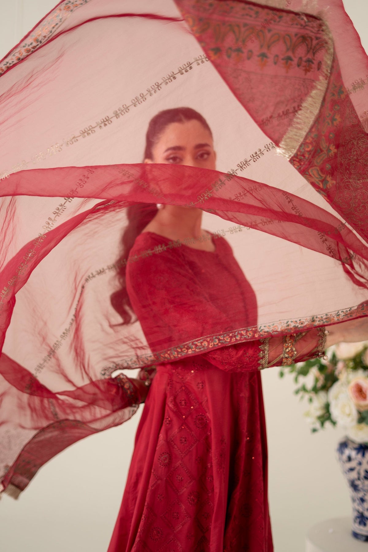 Maria B | Luxury Pret 25 | DW-EA25-65 -  Maria B Ladies Clothes - Original Designer Dress - House of Maryam