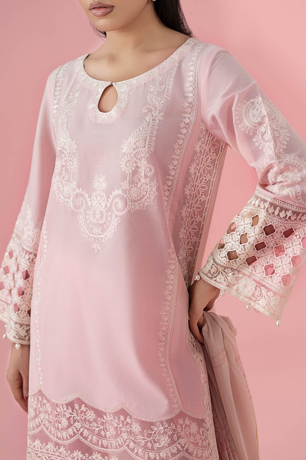 Maria B | Luxury Pret 25 | DW-EA25-66 -  Maria B Ladies Clothes - Original Designer Dress - House of Maryam