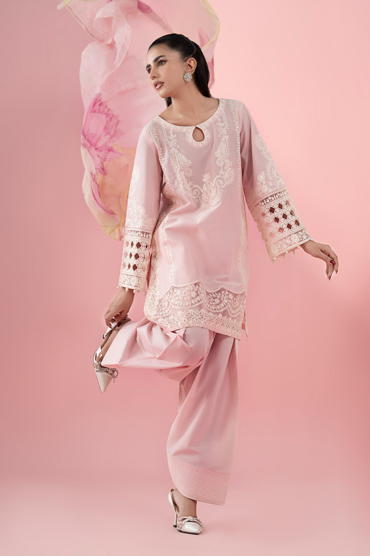 Maria B | Luxury Pret 25 | DW-EA25-66 -  Maria B Ladies Clothes - Original Designer Dress - House of Maryam